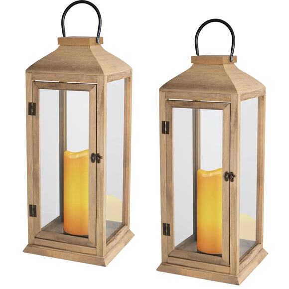 Bdor 2 Pack Lanterns Decorative - 27.5in New Zeala - Picture 1 of 6